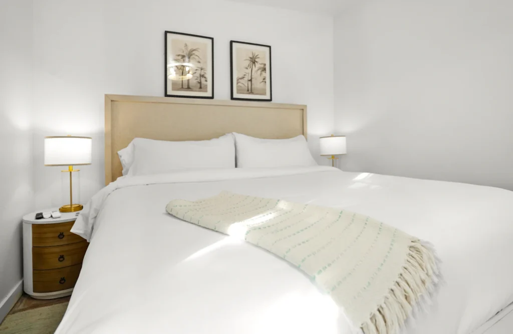 King Room with a king bed and harbour view at The Mary Anne Boutique Hotel in Charlotte Amalie, St. Thomas